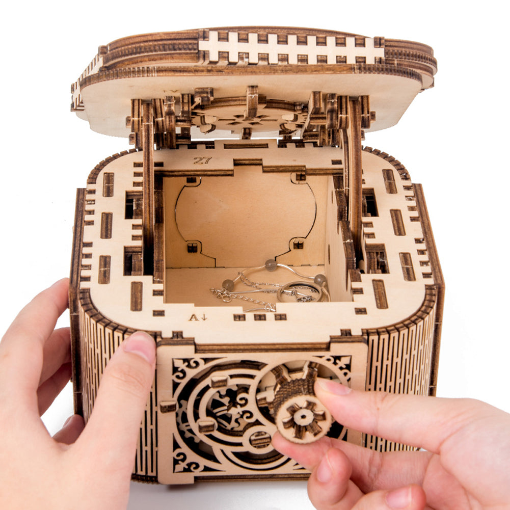 DIY Wooden Mechanical Jewelry Box