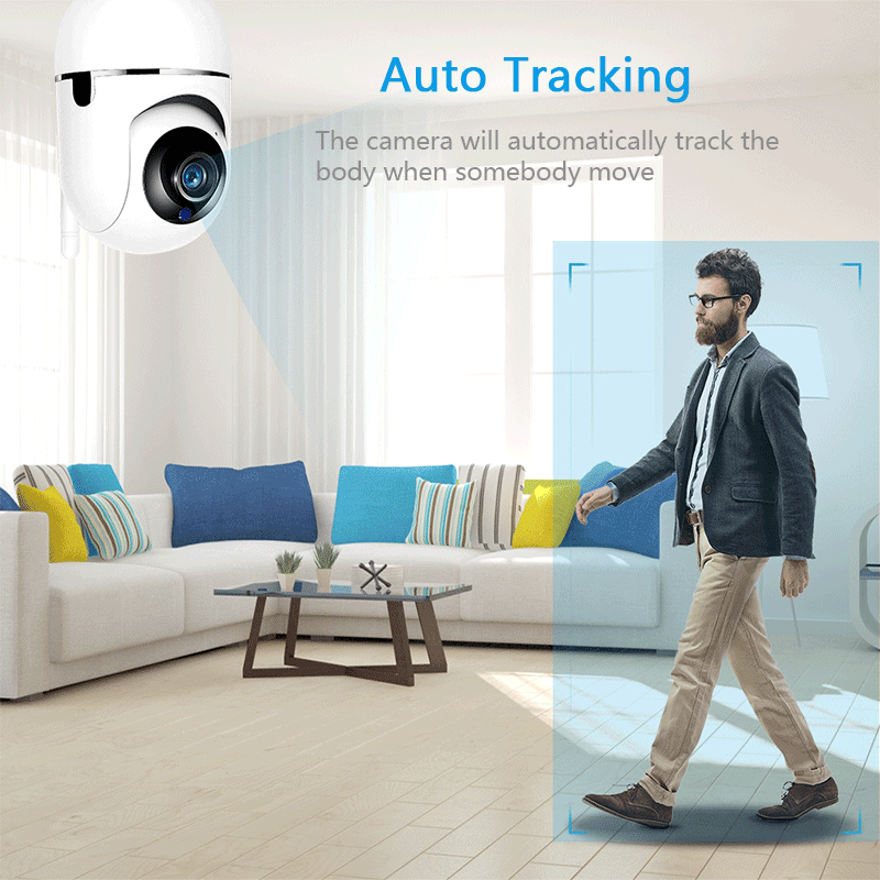 Intelligent Monitoring Auto Tracking IP Camera WiFi