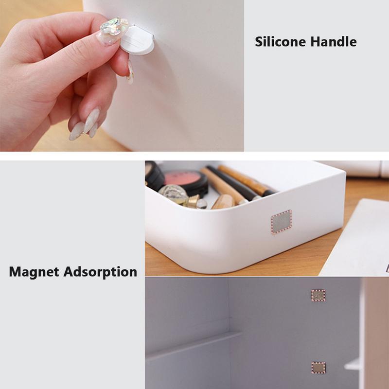 LED Mirror Cosmetic Storage Box