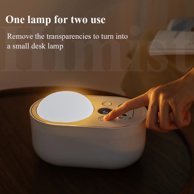 Projection Light Air Humidifier Wireless Ultrasonic Aroma Diffuser