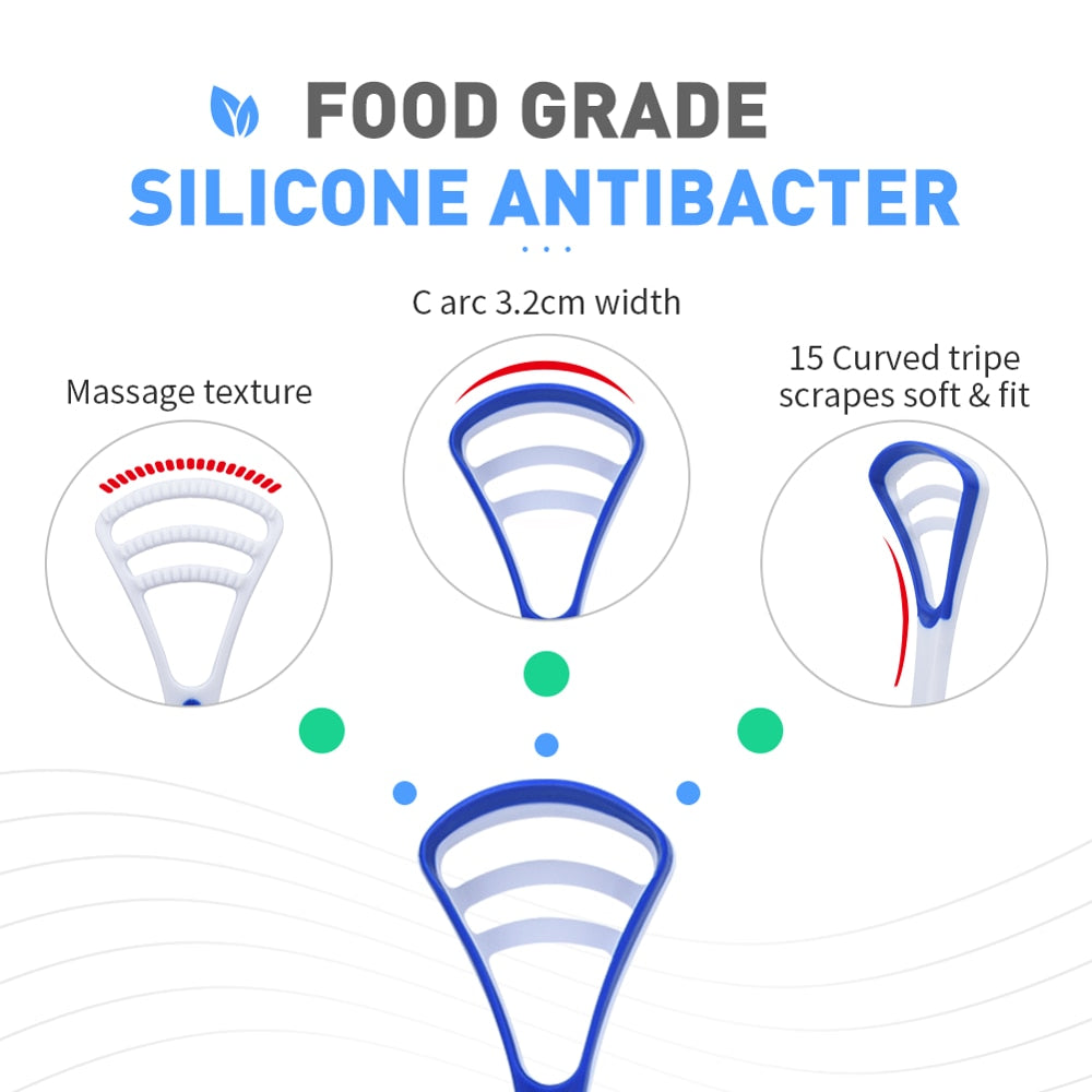 Silicone Tongue Scraper