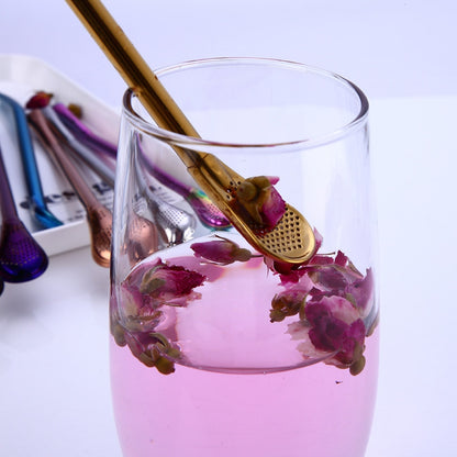 Liquid Filter Spoon Straw (2Pcs)