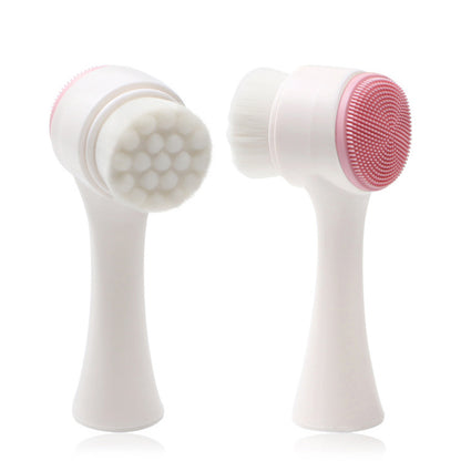 Nano Pulse Double Side Face Cleanser Brush