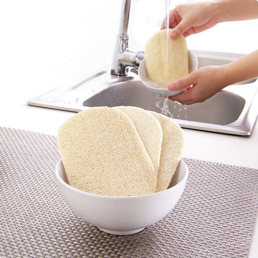 3pcs/set Natural Loofah Sponge