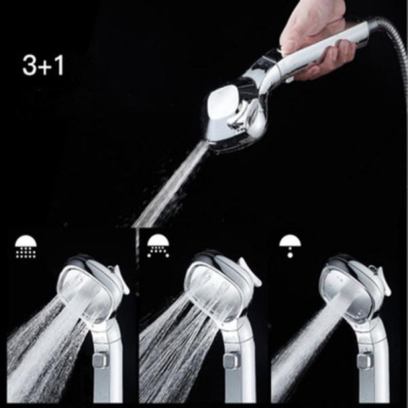 4 Gear Pressurized Shower Head