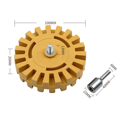 Car Decal and Sticker Remover with Drill Adapter Kit