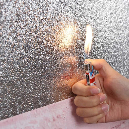 Waterproof Oil Proof Aluminum Foil Self Adhesive Wall Sticker (1 x 15 by 78 inch piece)