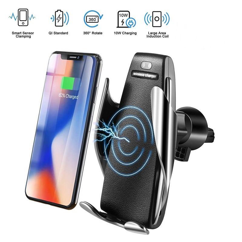 Automatic Clamping Wireless Car Charger Holder