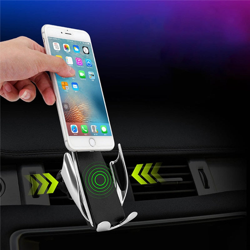 Automatic Clamping Wireless Car Charger Holder