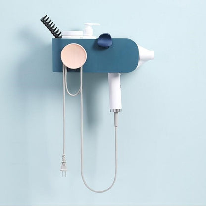 Modern Hair Dryer Wall Organizer