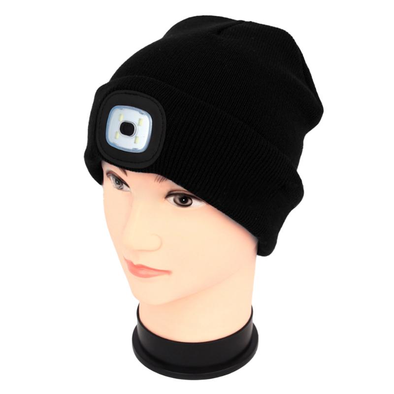 LED Flashlight Beanie