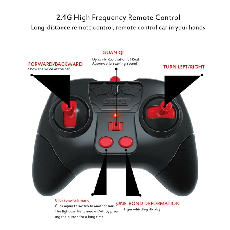 Hand Gesture Control Stunt RC Car