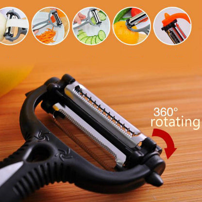 Multifunctional 360 Degree Rotary Vegetable Fruit Peeler