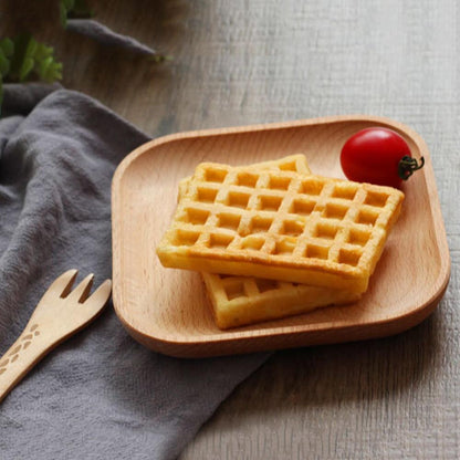 Round /Square Shape Wood Plate Dishes f