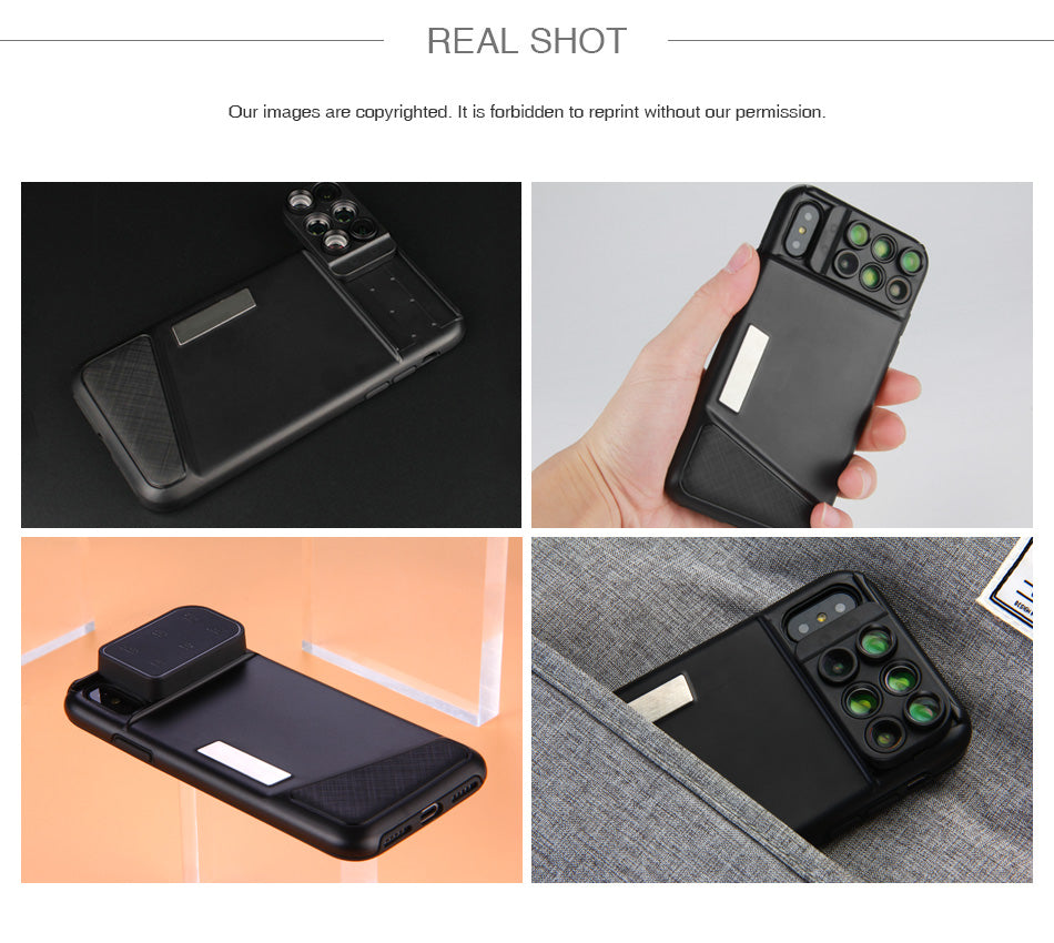 6 in 1 Phone Lens Phone Case