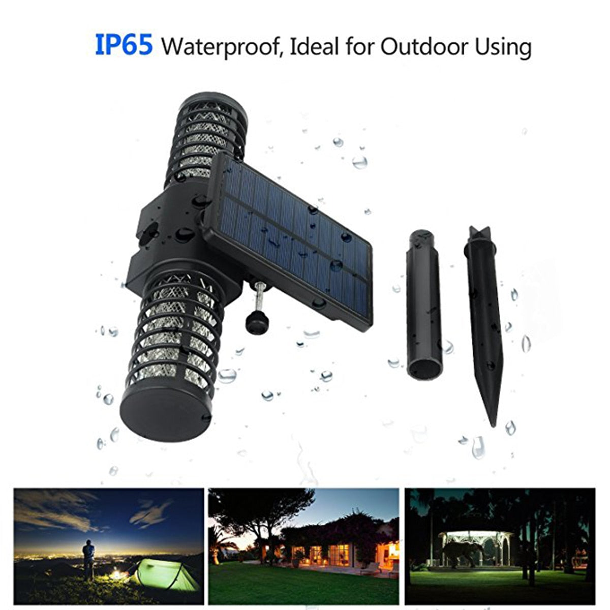 Solar Mosquito Killer UV LED Lamp Zapper