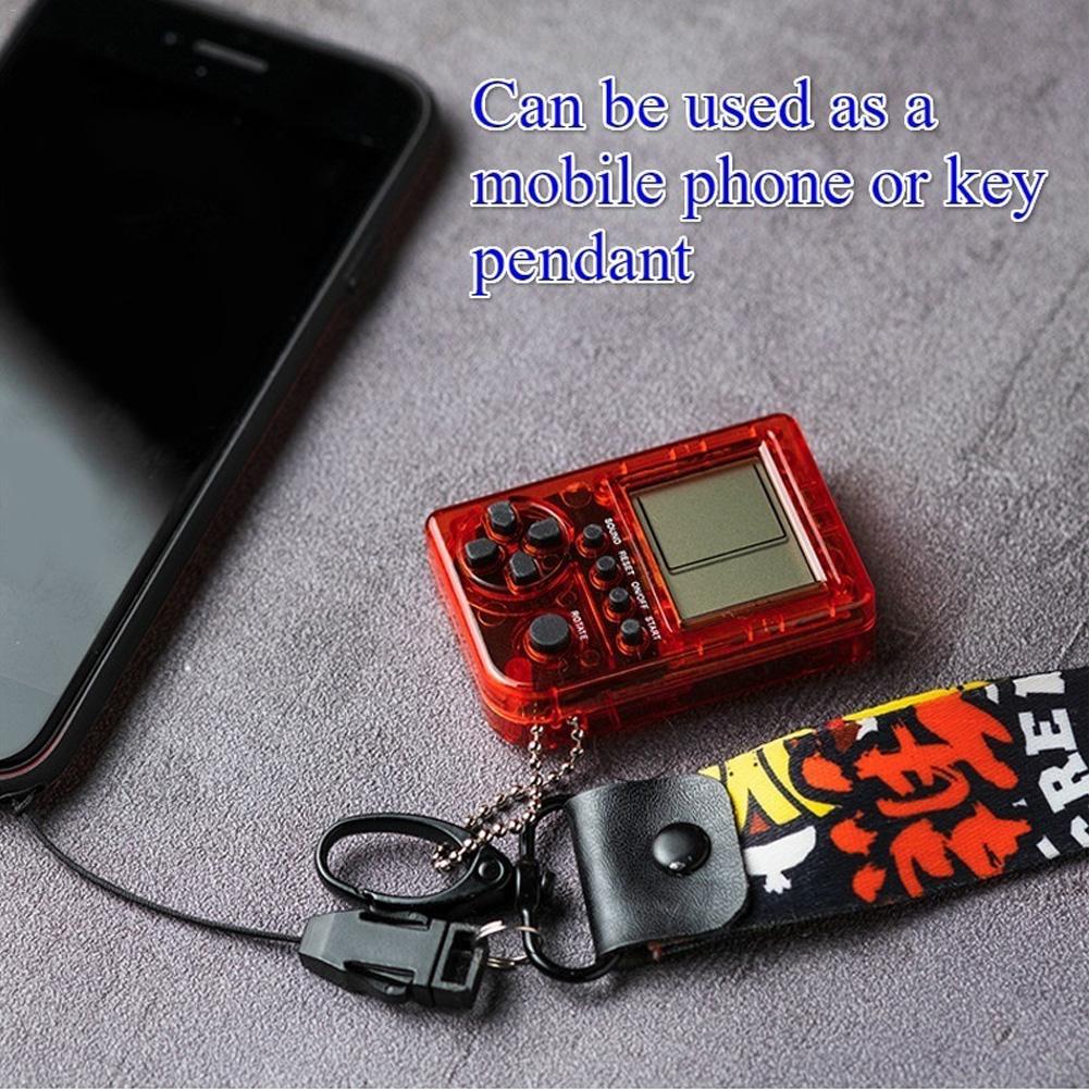 Mini Classic Game Console with Keychain