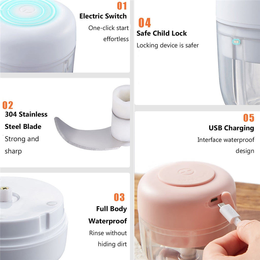 Wireless Electric Food Chopper