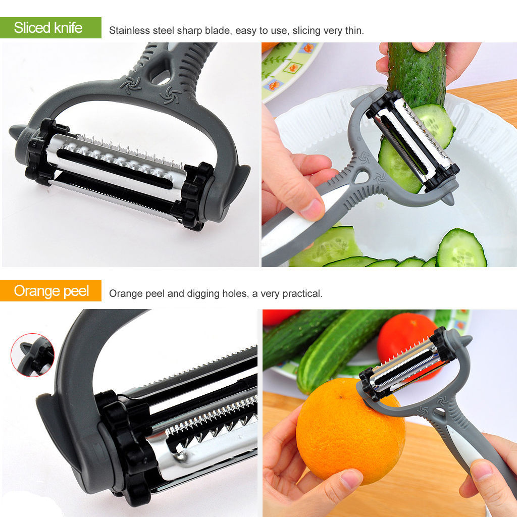 Multifunctional 360 Degree Rotary Vegetable Fruit Peeler