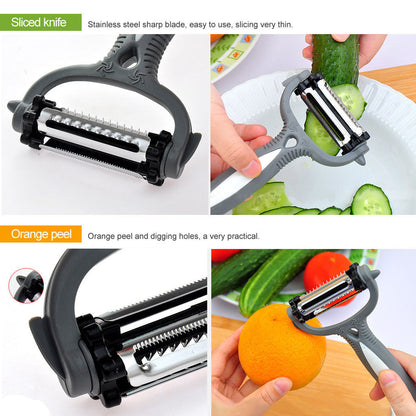 Multifunctional 360 Degree Rotary Vegetable Fruit Peeler