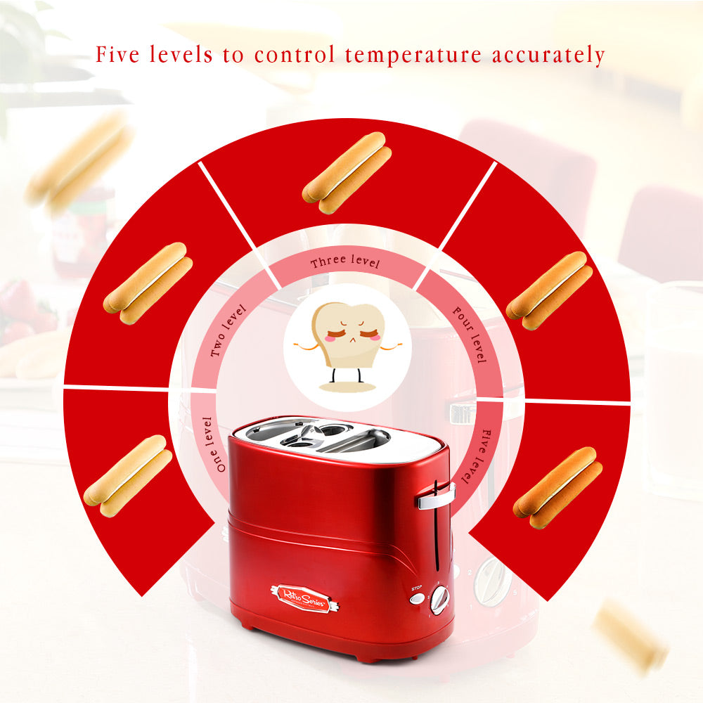 Pop-Up Hot Dog Toaster Bread Maker