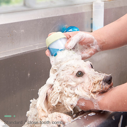 Pet Bath Brush Soap Dispenser