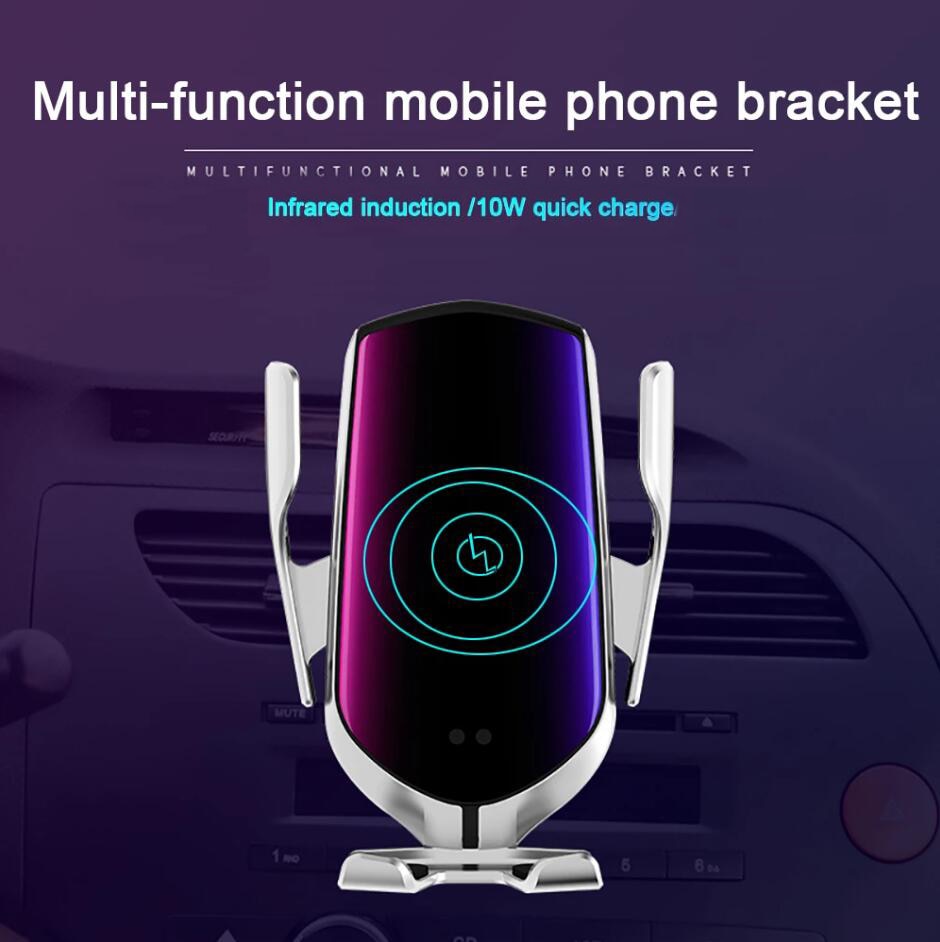 Wireless Automatic Sensor Car Phone Holder Charger