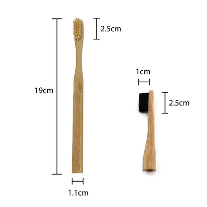 Replaceable Bamboo Toothbrush