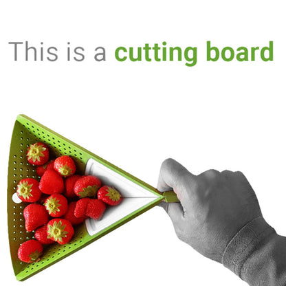 Multifunction Cutting Board Strainer