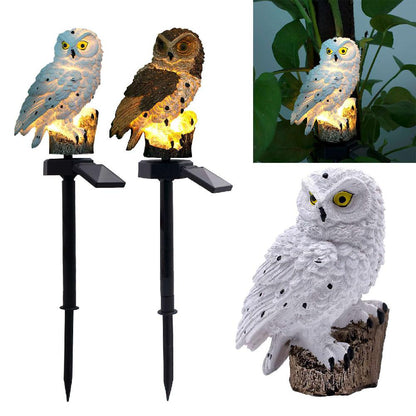 LED Owl Solar Light