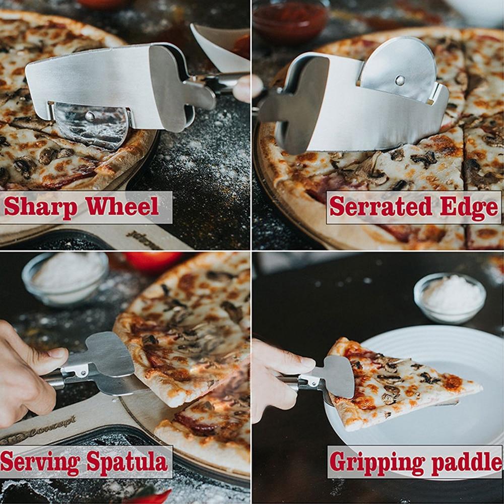 Professional All-in-1 Pizza Cutter Wheel