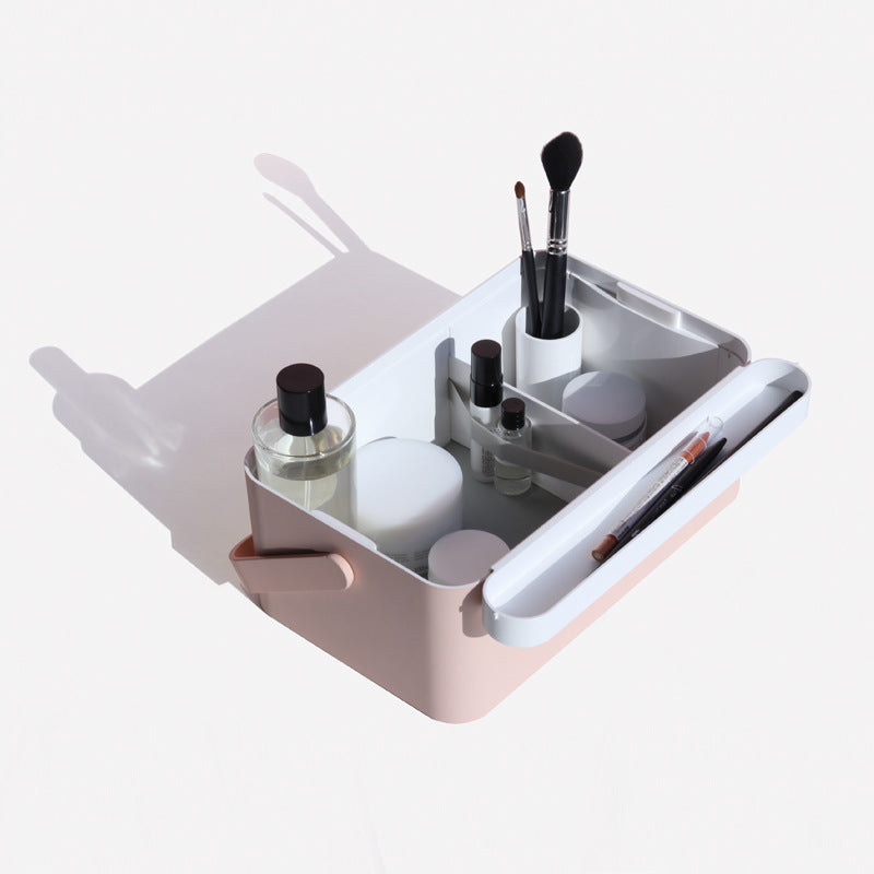LED Makeup Mirror Storage Box