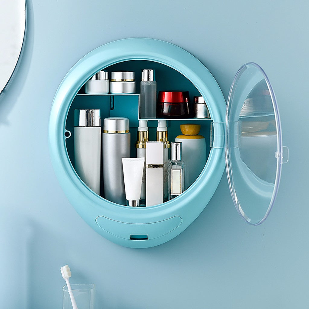 Wall Mounted Cosmetic Makeup Storage