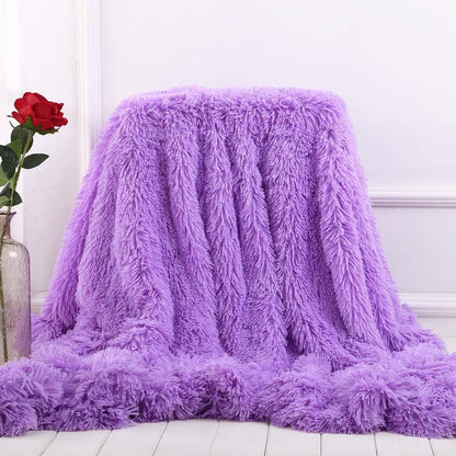 Super Soft Shaggy Faux Fur Blanket