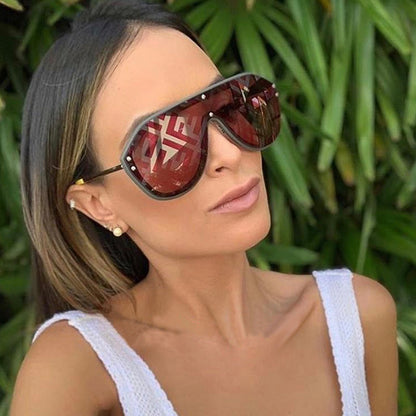 One Piece Square Sunglasses