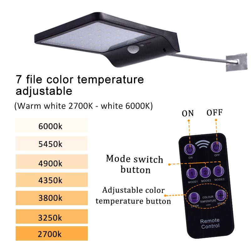 LED Solar Light (Adjustable With Controller )