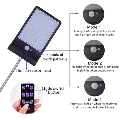 LED Solar Light (Adjustable With Controller )