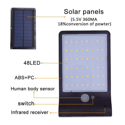 LED Solar Light (Adjustable With Controller )