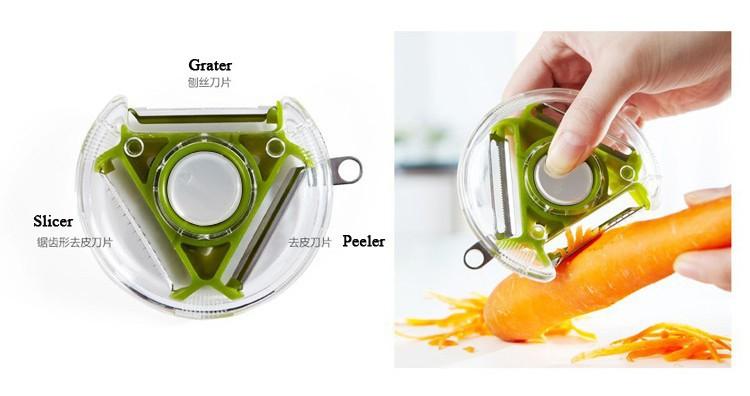 Rotary 3 in 1 Peeler