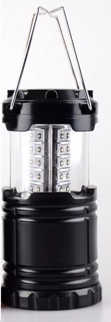 PORTABLE AND COLLAPSIBLE 30 LED CAMPING LANTERNS