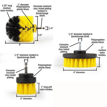 Power Scrubber Brush (1 Set)