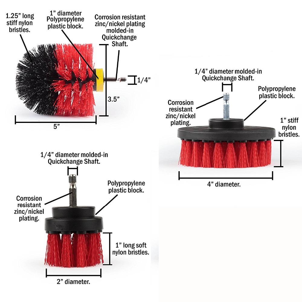 Power Scrubber Brush (1 Set)