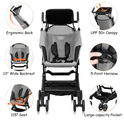 Portable Pocket Compact Lightweight Stroller - Easy For Travel