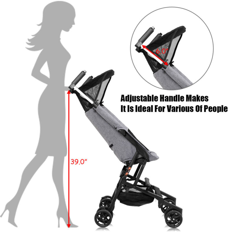 Portable Pocket Compact Lightweight Stroller - Easy For Travel