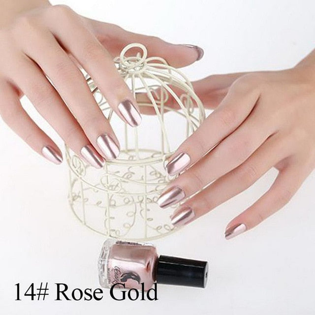 Metallic Mirror Nail Polish