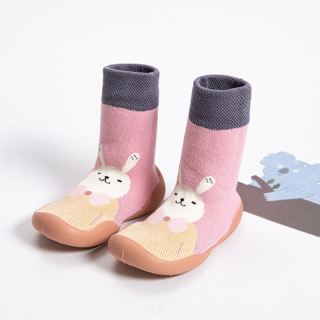 Kids Warm Cartoon Slipper Shoes