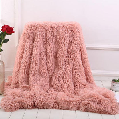 Super Soft Shaggy Faux Fur Blanket