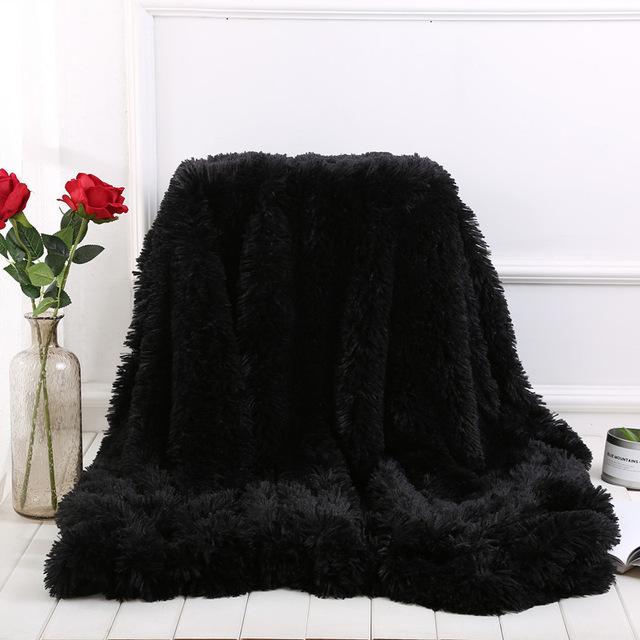 Super Soft Shaggy Faux Fur Blanket