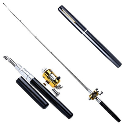 Traveling Portable Pocket Pen Fishing Pole