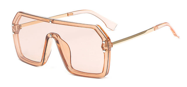 One Piece Square Sunglasses